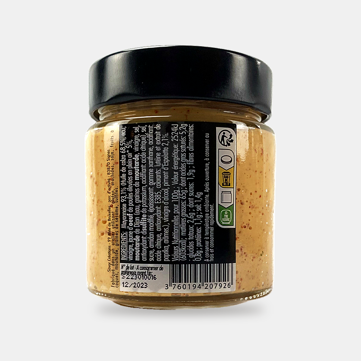 Mayonnaise au piment d'espelette