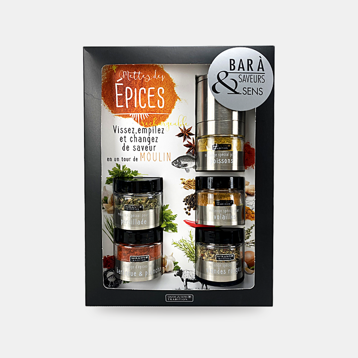 Coffret Bar à épices