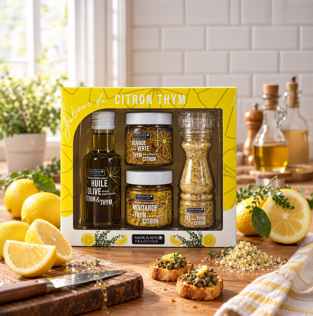 Stimmungsbild – Geschenkset "Rund um Zitrone & Thymian"