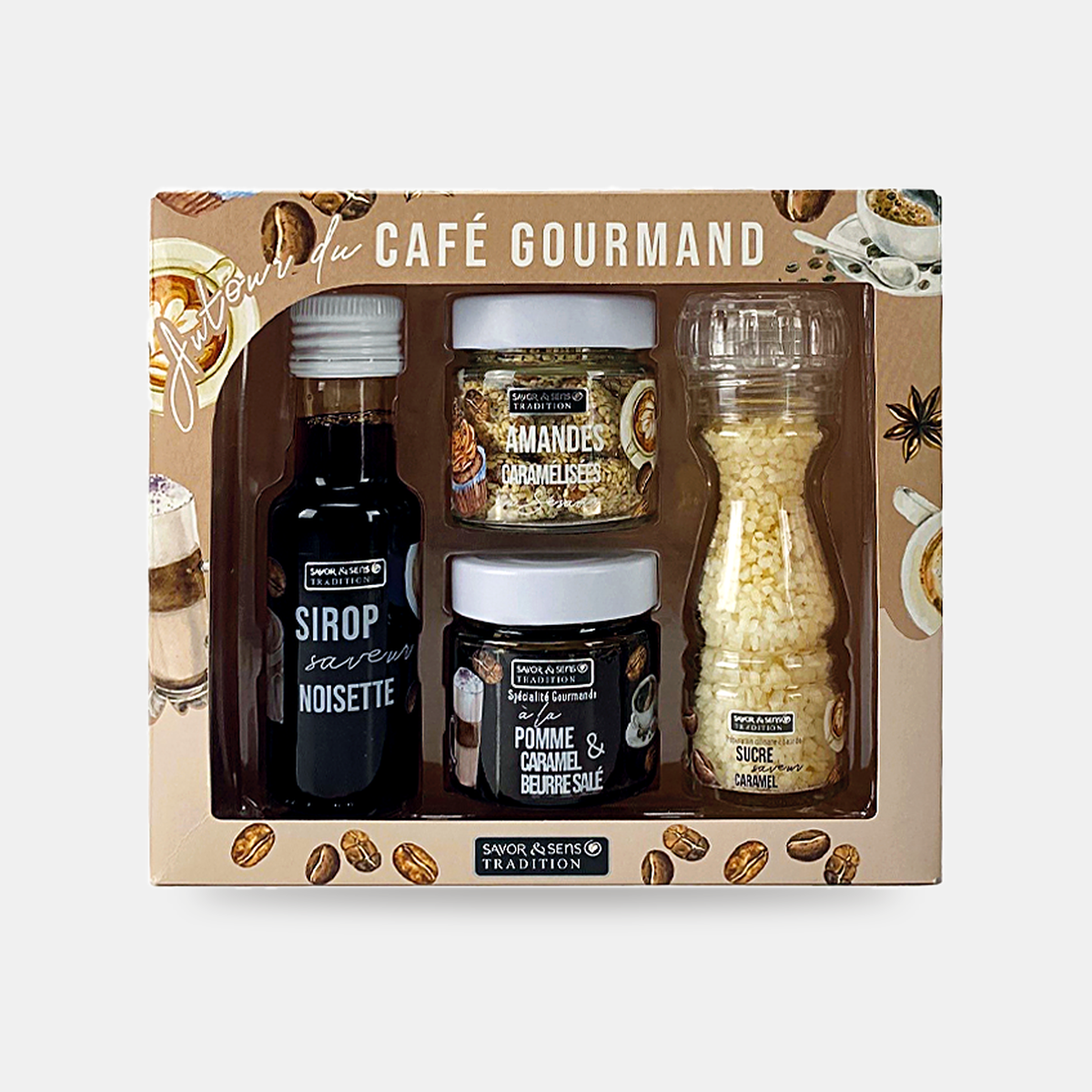 Coffret autuor du café
