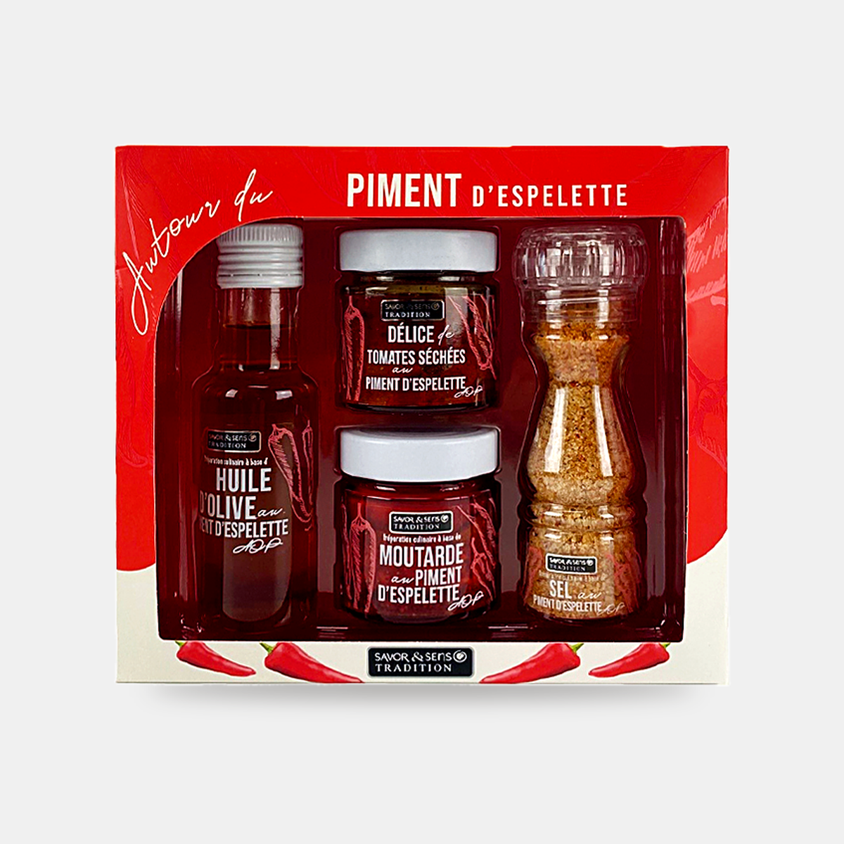 Coffret "Autour du piment d'Espelette" (4 produits)
