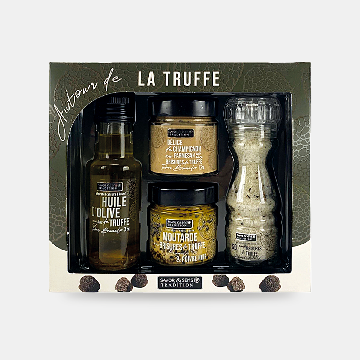 Geschenkset „Rund um den Trüffel“ (4 Produkte)