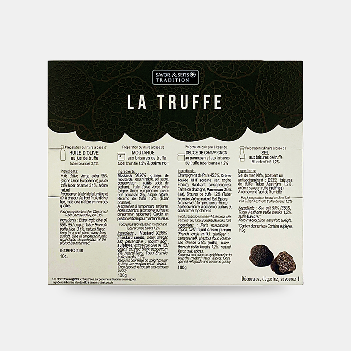 Geschenkset „Rund um den Trüffel“ (4 Produkte)