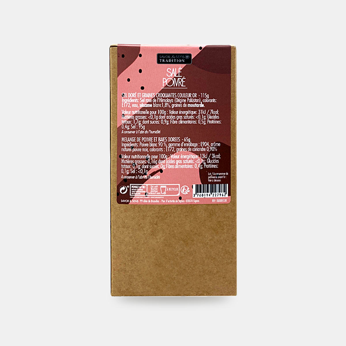 Salz-Pfeffer-Duo — Salz & Roségold-Pfeffer