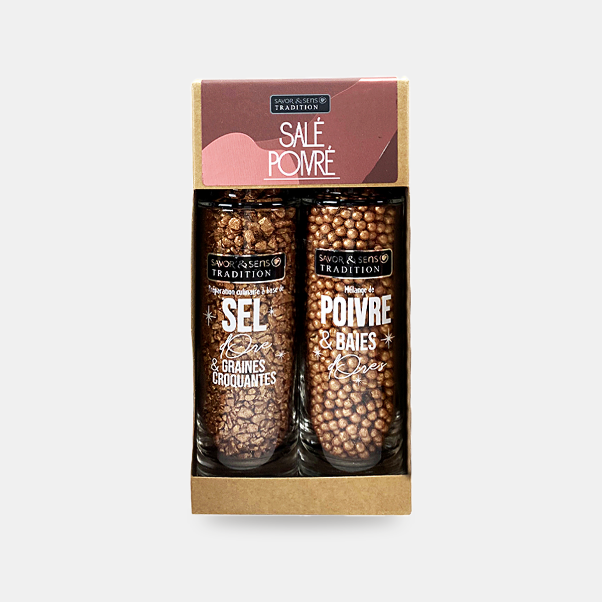 Salz-Pfeffer-Duo — Salz & Roségold-Pfeffer