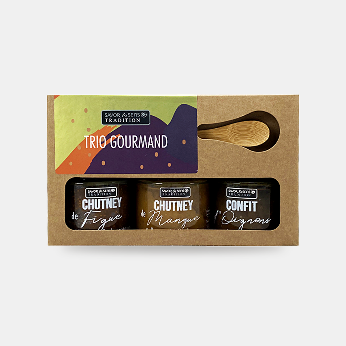 Gourmet-Geschenkset Trio Kraft — Festliches Trio