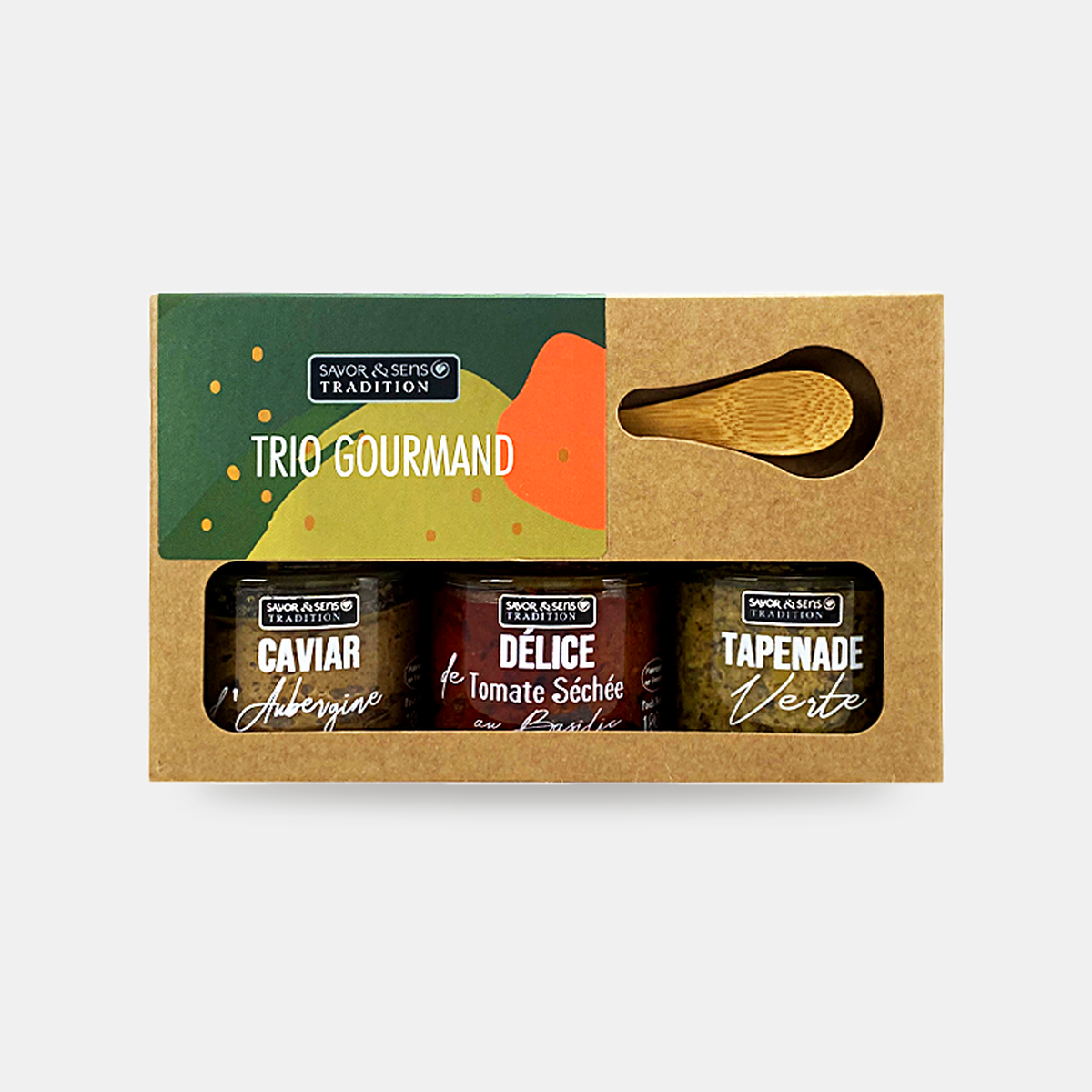 Gourmet-Geschenkset Kraft – Trio-Aufstriche