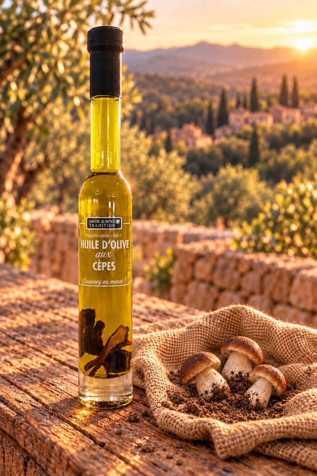 Lifestyle – Porcini Mushroom Infused Olive Oil