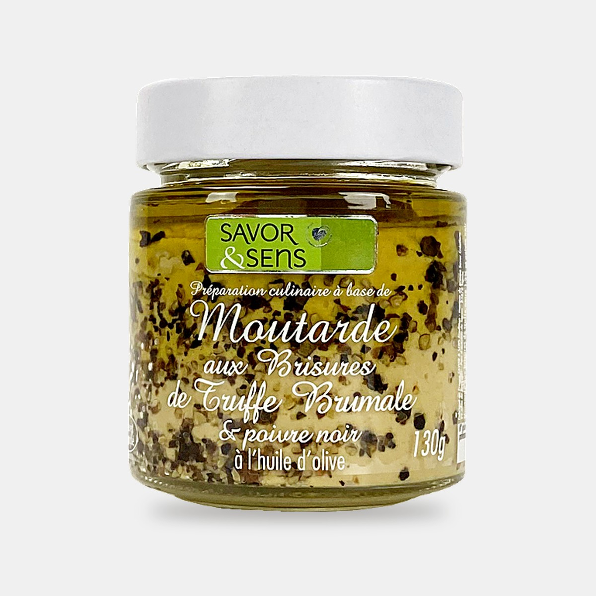 Moutarde saveur truffe & poivre noir