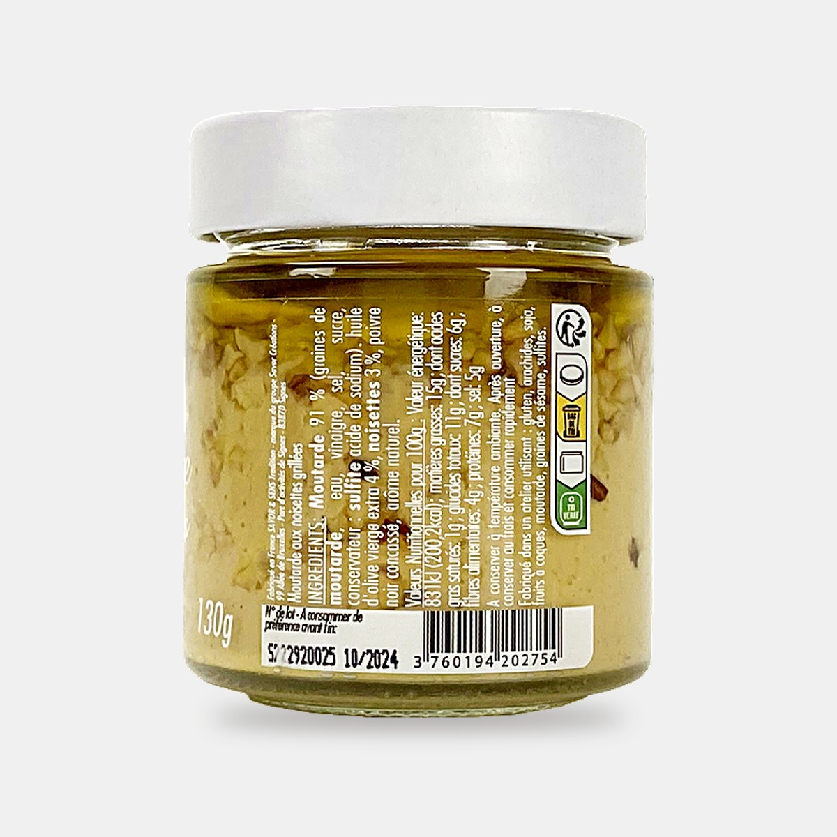 Conventional Toasted Hazelnut Mustard