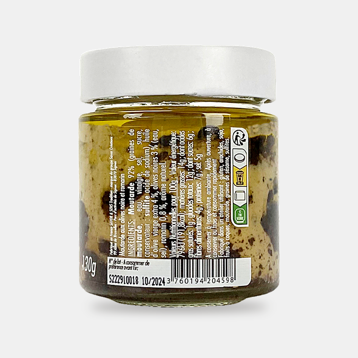 Conventional Black Olive & Rosemary Mustard