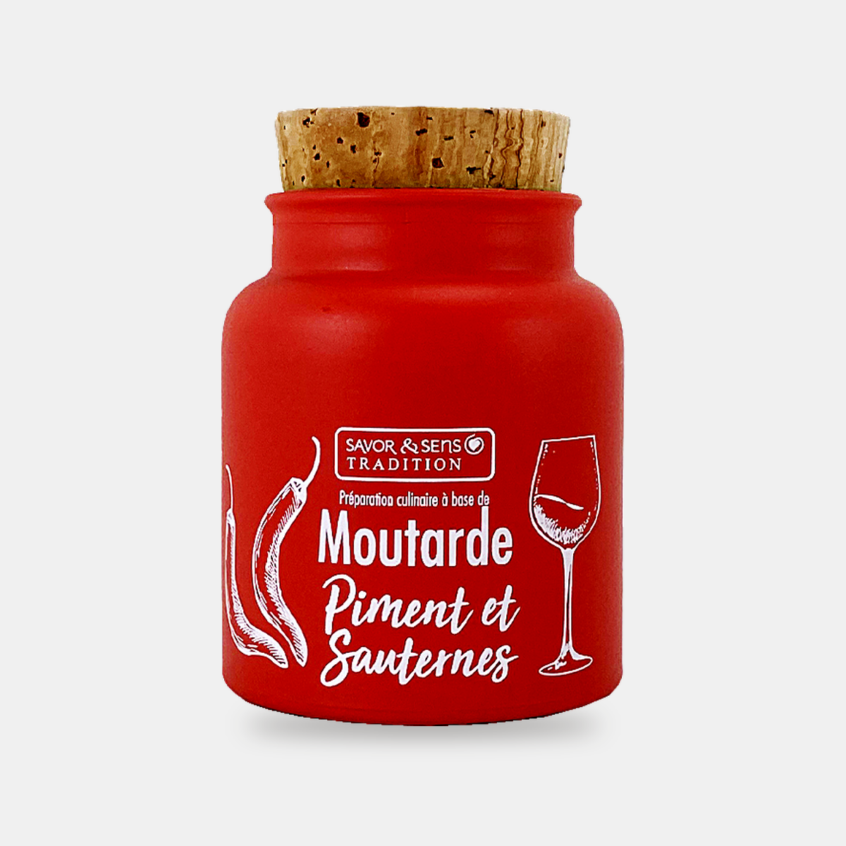 Mustard with Espelette pepper and Sauternes