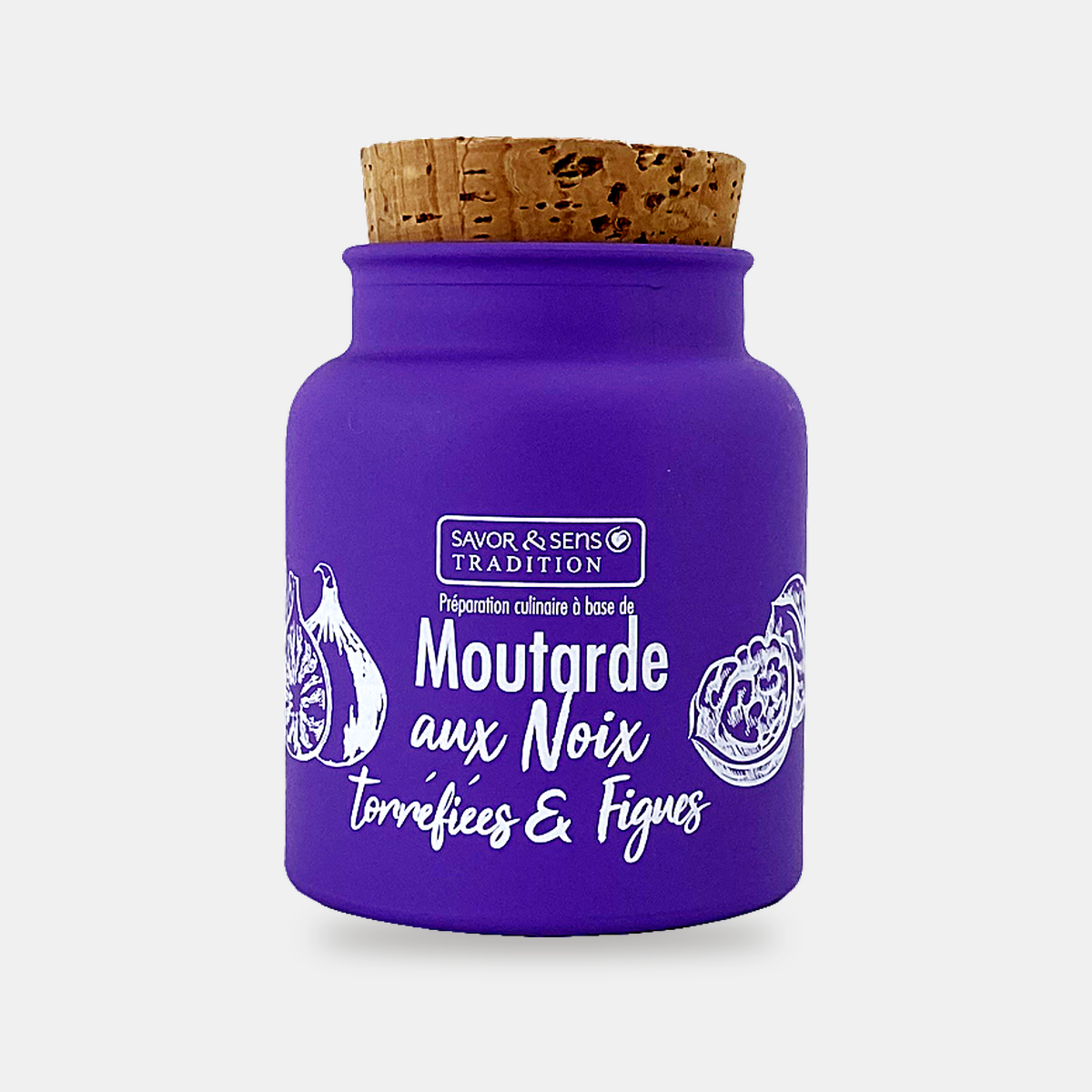 Moutarde aux noix torréfiées et figues