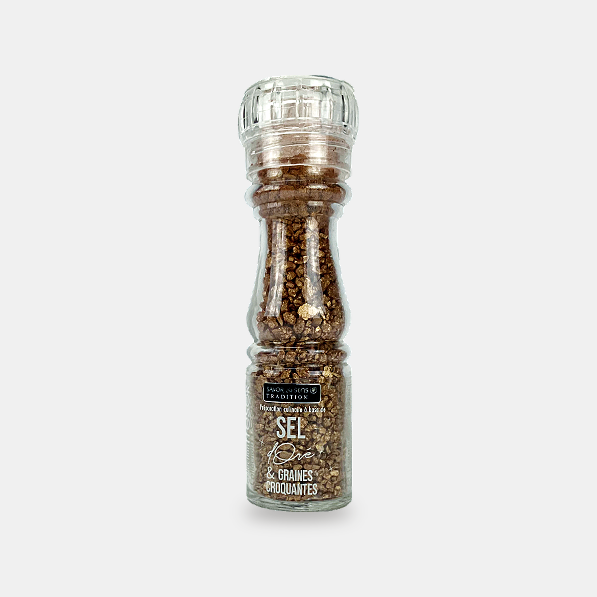 Goldgelbes Salz und knusprige Samen – Mühle 140 g