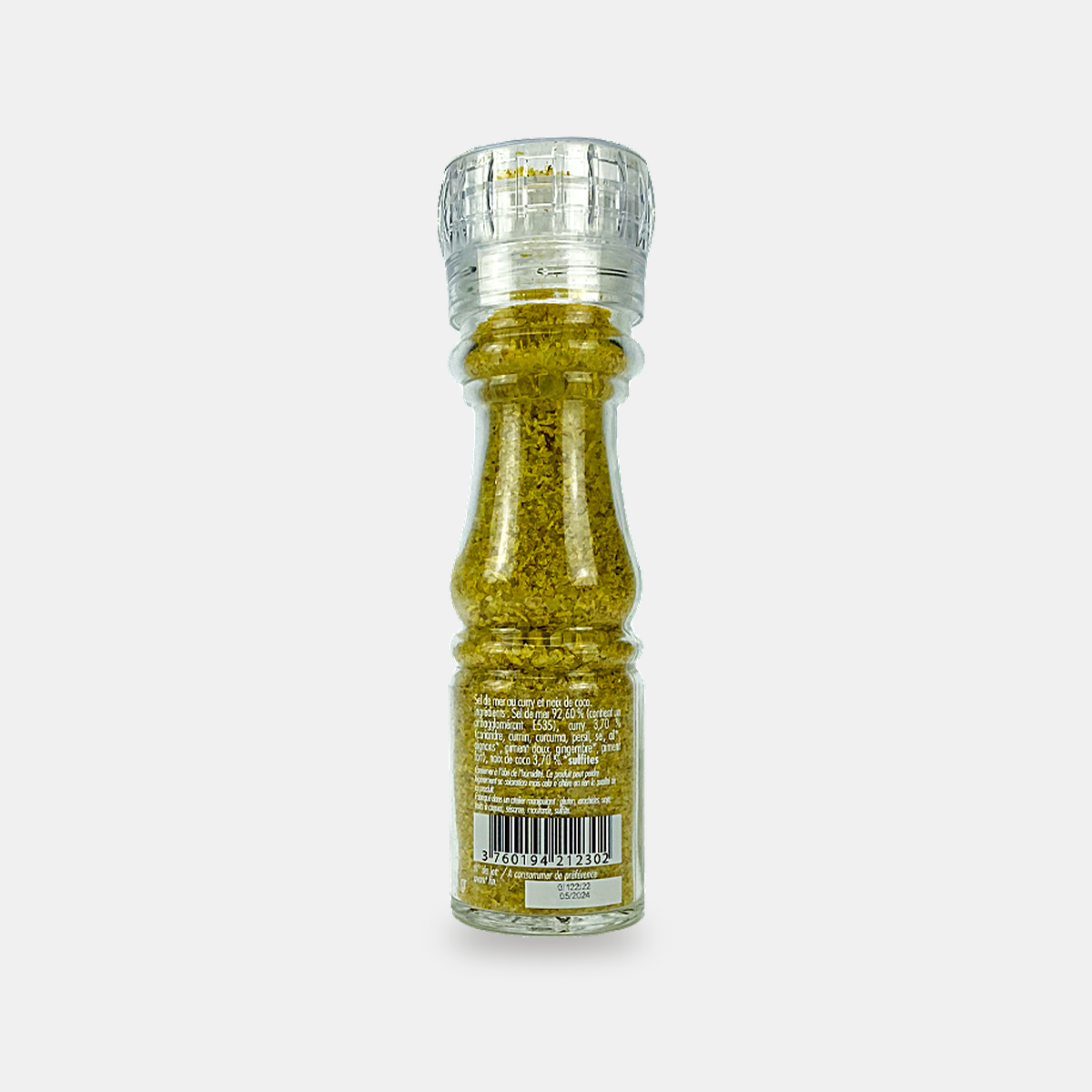 Sel au curry et noix de coco