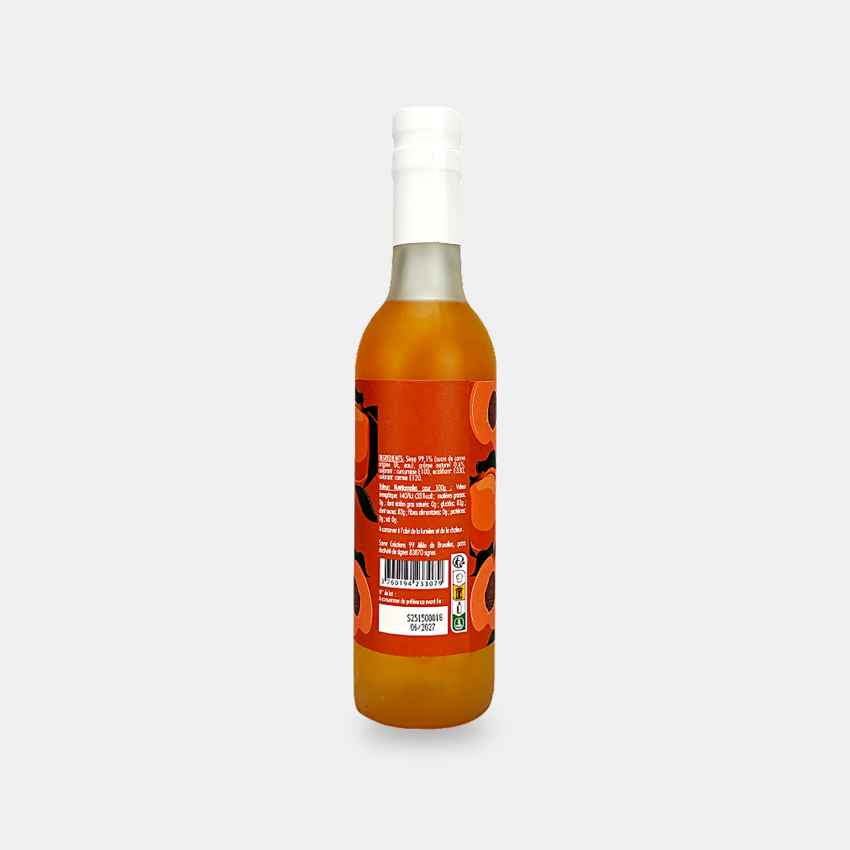 Sirop saveur Pêche