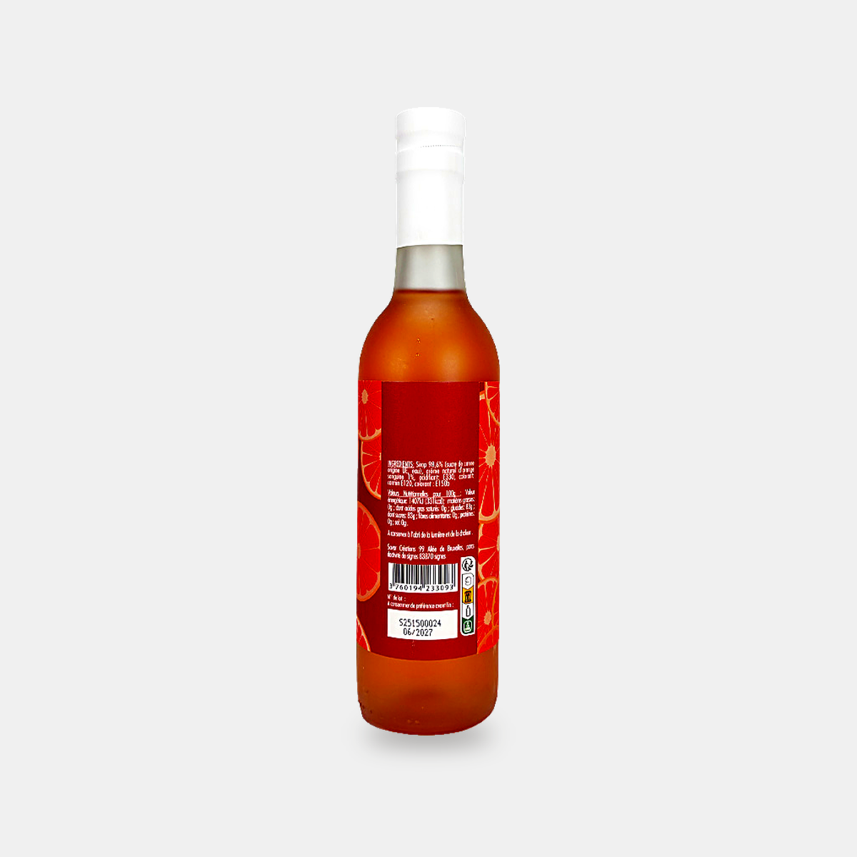 Sirop saveur Orange sanguine
