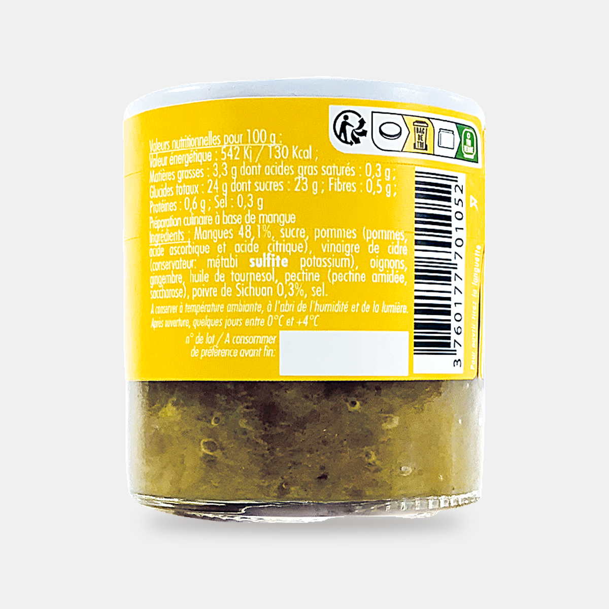 Chutney mangue et poivre de Sichuan