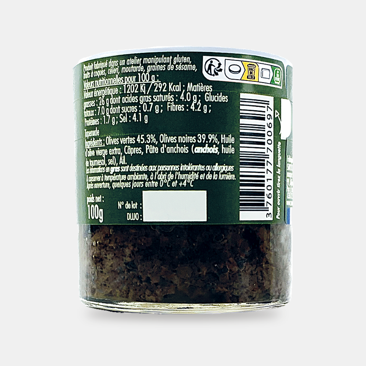 Ninon-Tapenade (Duo aus schwarzen und grünen Oliven)