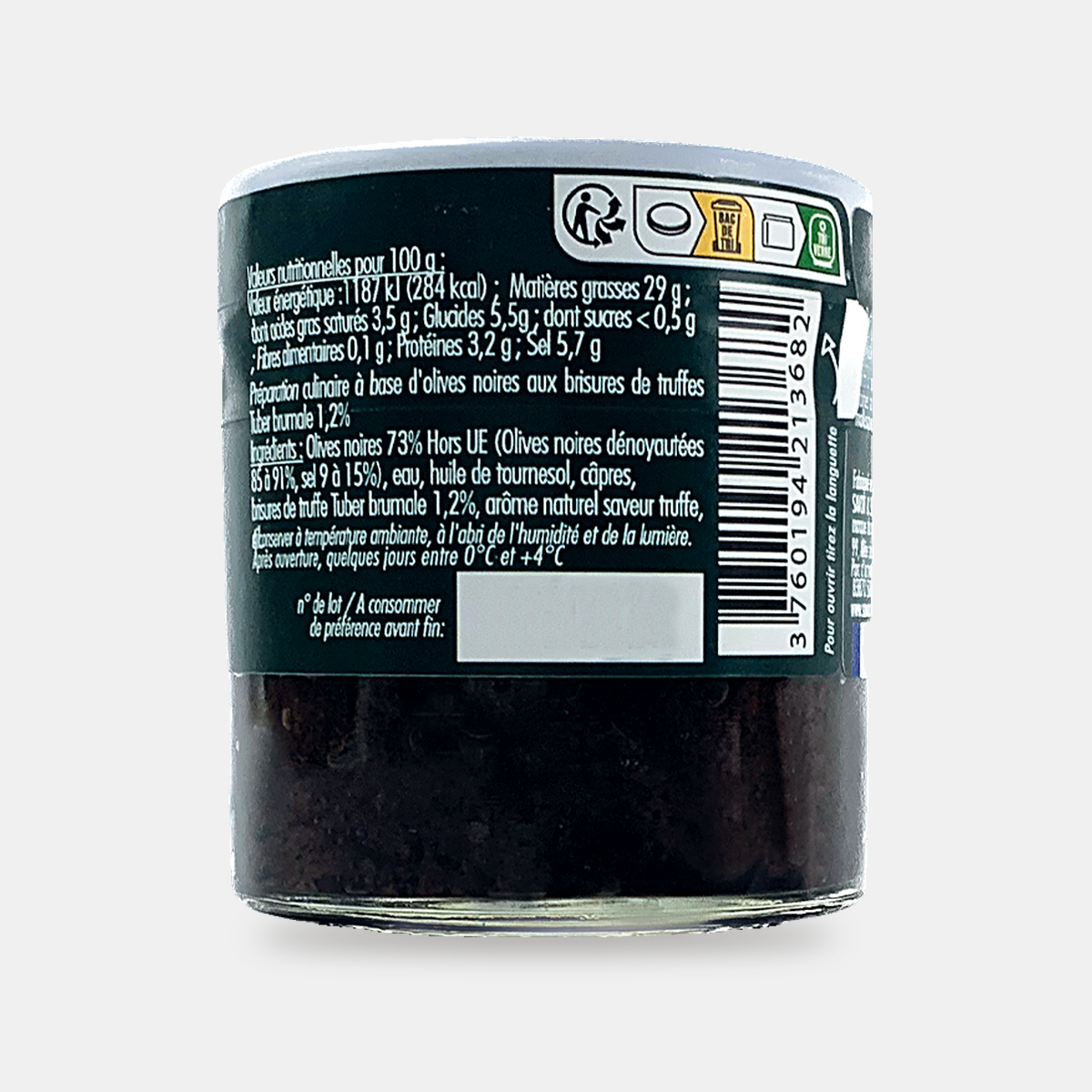 Olivade Noire aux brisure de truffe Brumale