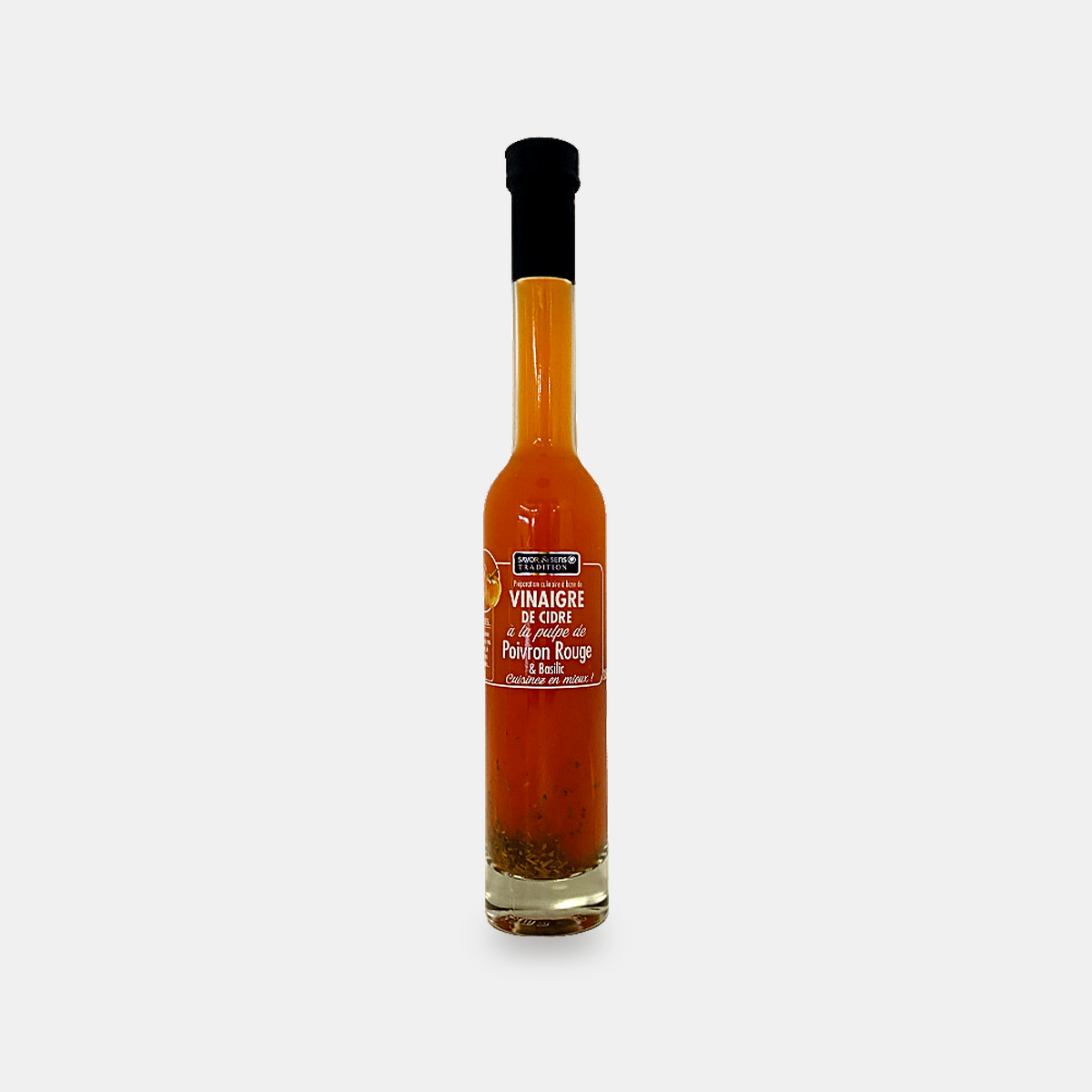 Vinaigre de cidre à la Pulpe de Poivrons Rouges & Basilic