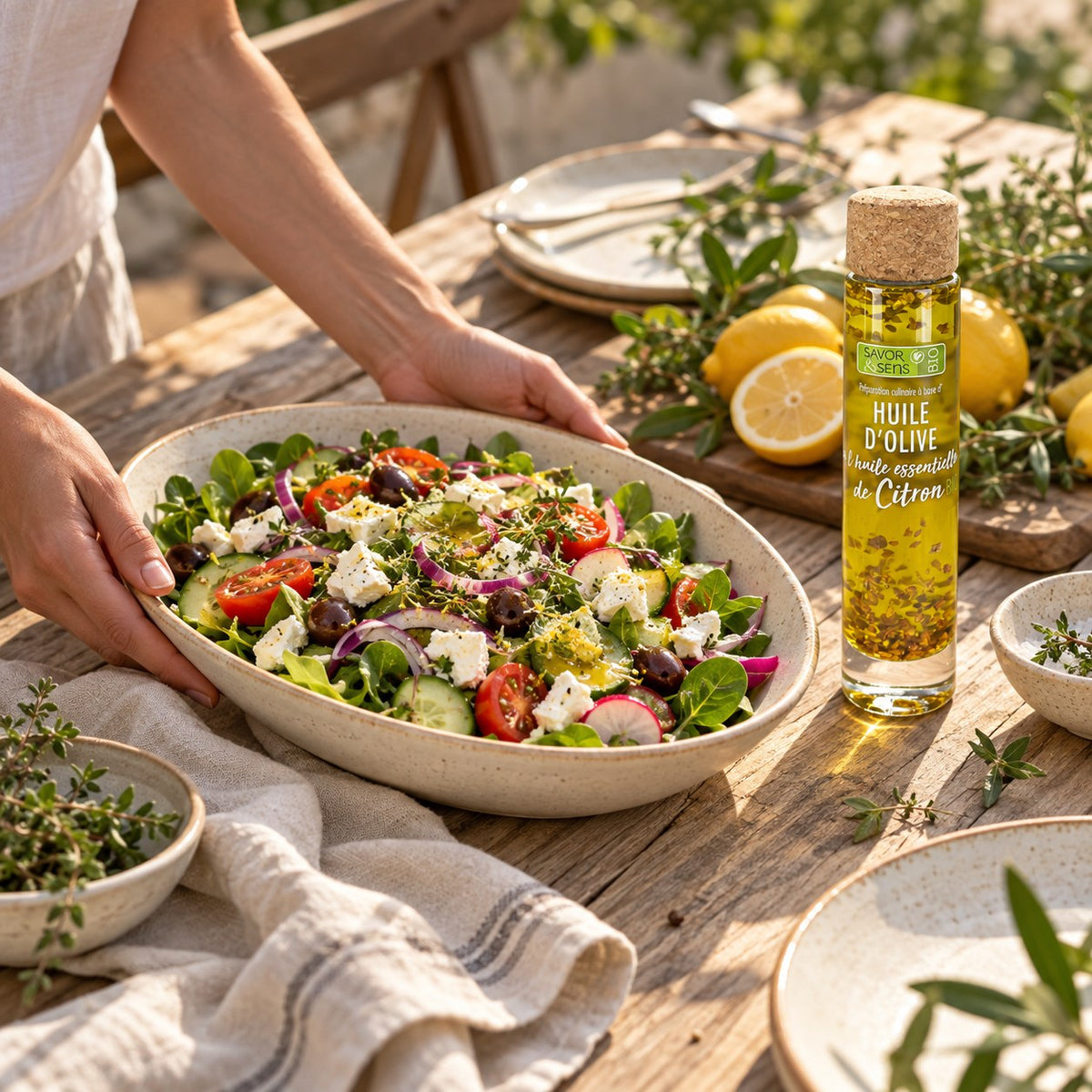 Ambiance – Huile d'olive à l'huile essentielle de Citron