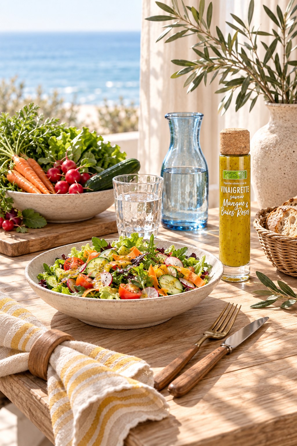 Lifestyle – Organic mango & pink peppercorn vinaigrette